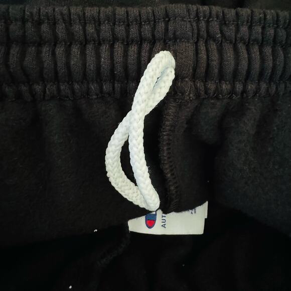 Champion Oneonta Red Dragons Mens Black Open Bottom Cotton Sweatpants Sz Medium - Picture 5 of 9